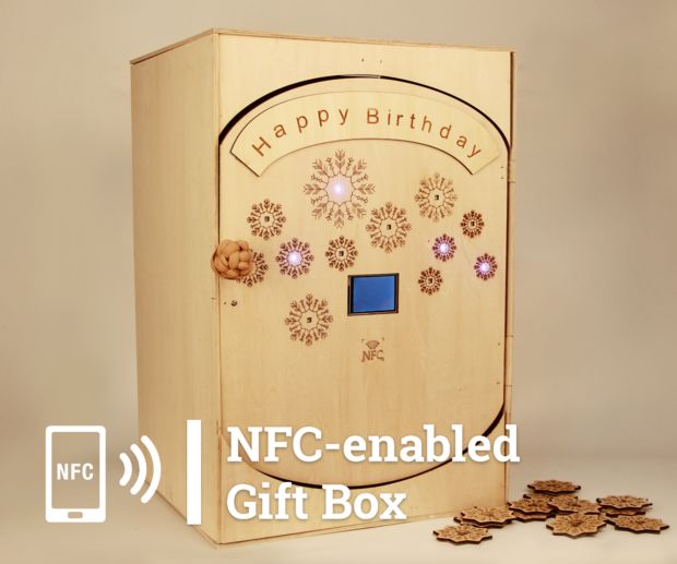 Caja para regalos sorpresa programable.

instructables.com/id/NFC-enable-…