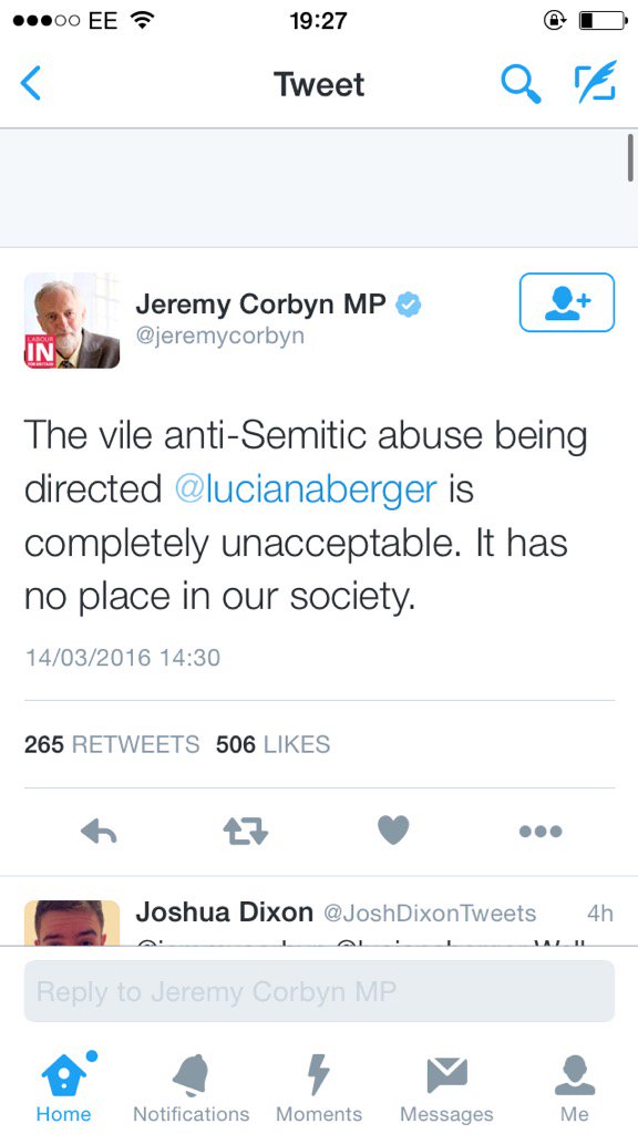 rinawolfson's tweet photo. Prize for "most ironic tweet you'd laugh if it weren't so fucking insulting" goes to @jeremycorbyn #vickykirby #oulc https://t.co/jCryvUZHqc
