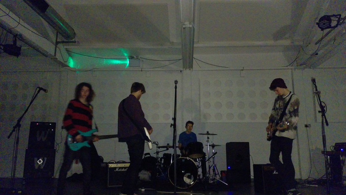 Day at the studio practicing for our gig tomorrow!