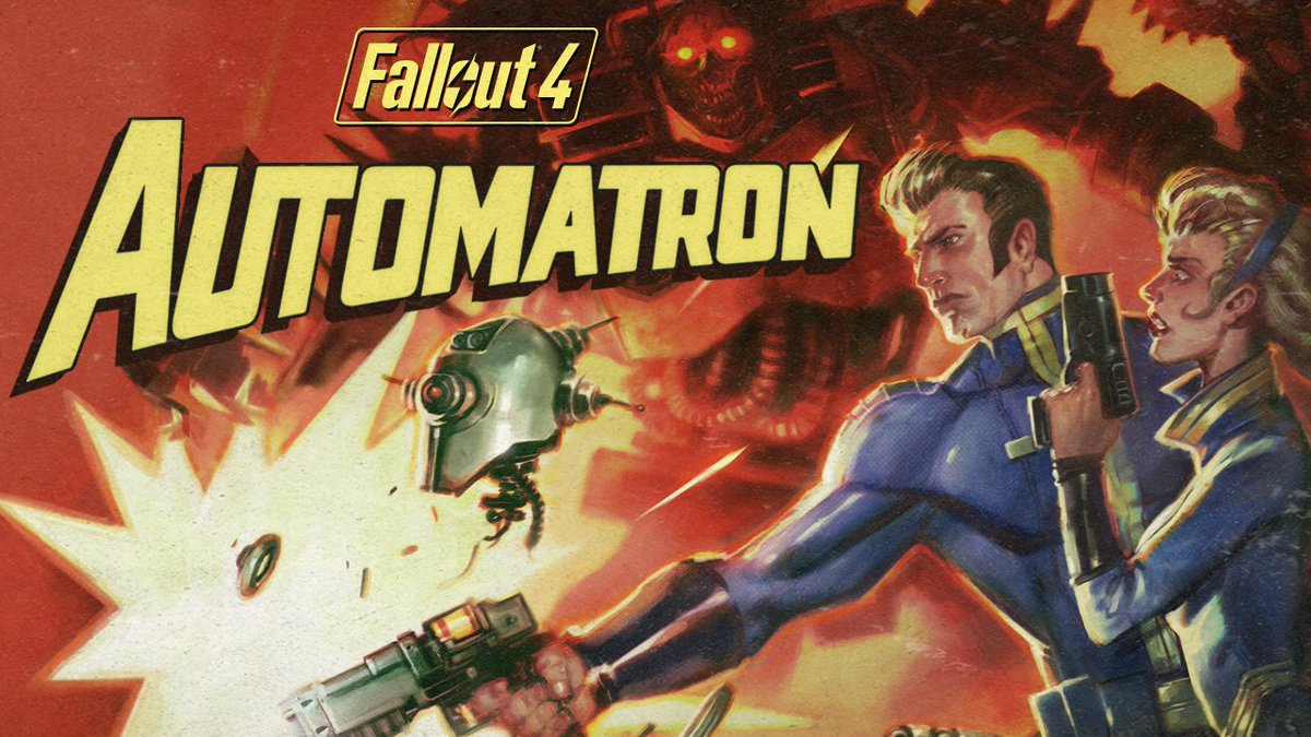XBOX's tweet photo. Who needs friends when you can build robots? #Automatron #Fallout4 [M] https://t.co/FsYJtDHldD https://t.co/qEYUuFeSgW