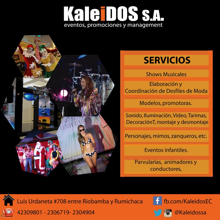 KaleidosSA's tweet photo. Nuestros 20 años en el mercado aseguran la calidad de nuestros servicios  - Contáctenos al 2309801-2306719 #eventos https://t.co/Q9WcAexKgY