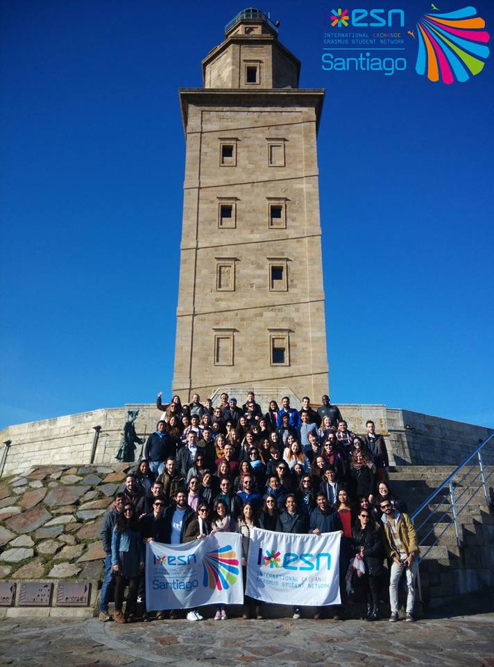 erasmus_gal's tweet photo. En la torre de Hércules - A Coruña #ESNTop #ESNTrip #ThisIsTheYear https://t.co/j2hdQfvTVP