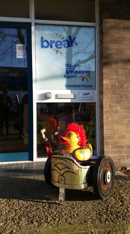 icenimagazine's tweet photo. @NorwichSunblind @BBDuck1 have you met our @BoudiccaDuck joint sponsored with @BiscuitJill #norfolkhour https://t.co/2weDXAgRg1
