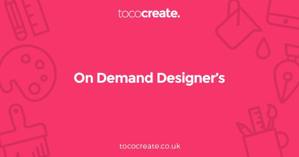 tococreate's tweet image. Do you need a part-time designer? We offer on-demand designers to help you improve your work tococreate.co.uk