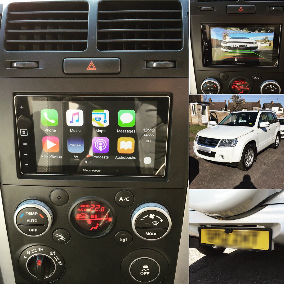 PrestigeFitters's tweet photo. #Suzuki #GrandVitara fitted with a #Pioneer SPH-DA120 with #Apple #Carplay and reverse camera. https://t.co/tTomqQUCnu