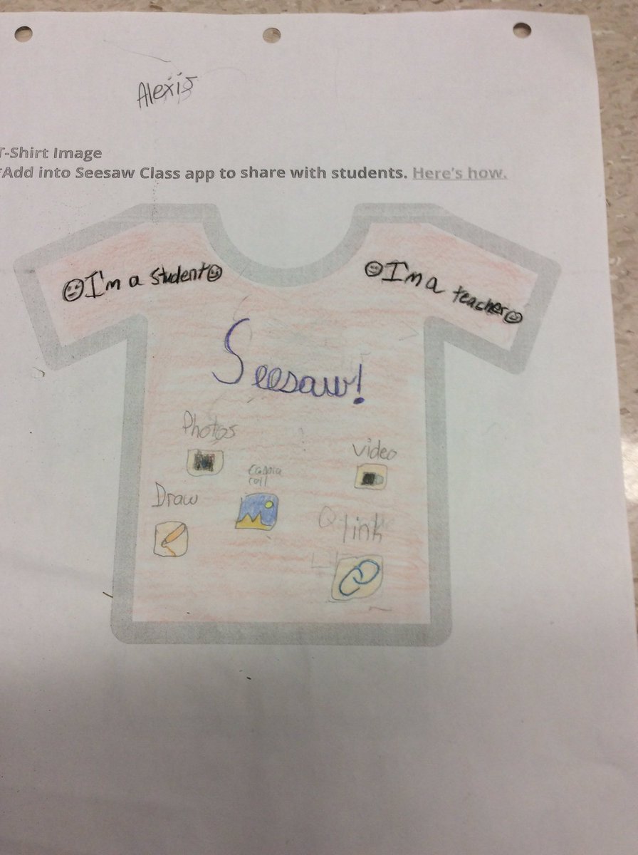 MsGreeneGrade4's tweet photo. @Seesaw #MySeesawTee https://t.co/RSaF4OLLCf