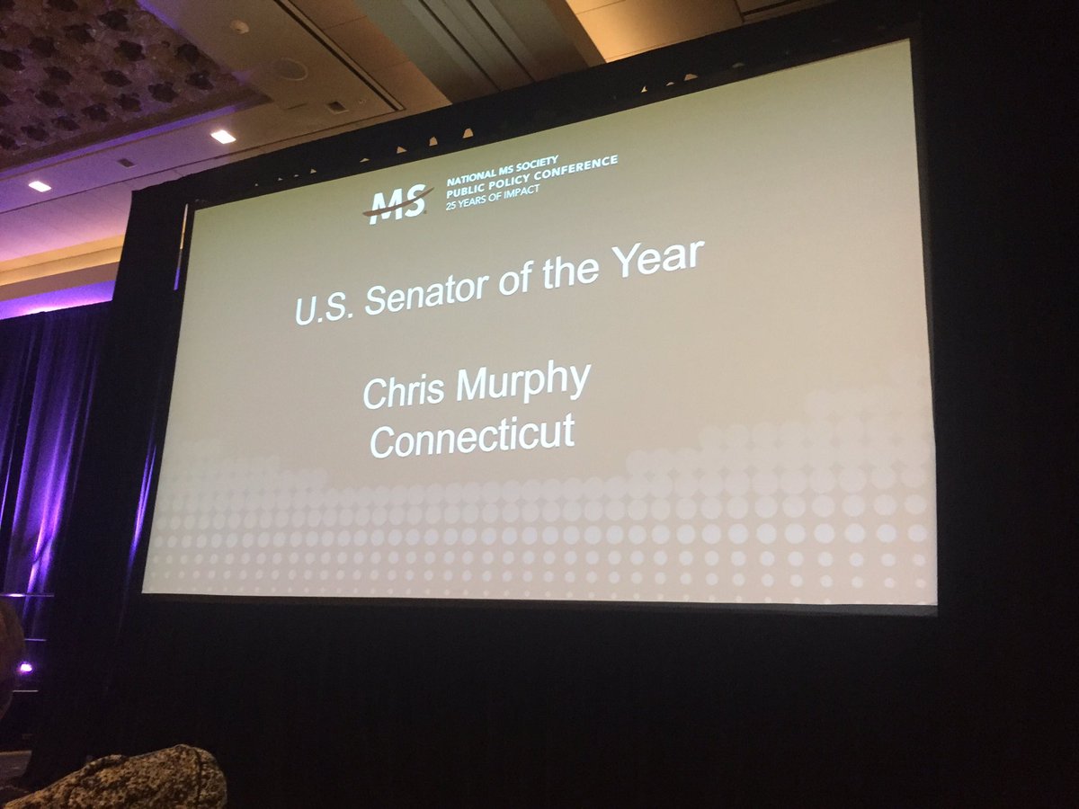 ChanningBarker's tweet photo. Thank you @ChrisMurphyCT for your continued support of MS research and #MSRegistry. #MSactivist #MSPPC16 https://t.co/uo1kmWqRIu