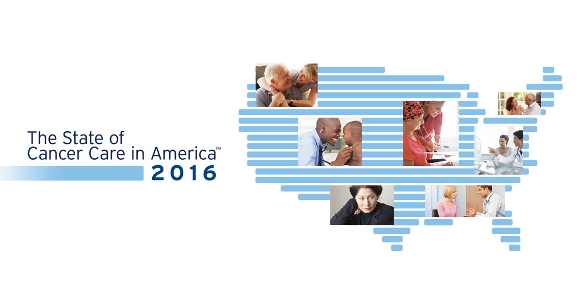 ASCO's tweet photo. Weโre excited to announce the release of our report, The State of Cancer Care in America. https://t.co/iPKOg6b6LY https://t.co/na9Y9SR6V0