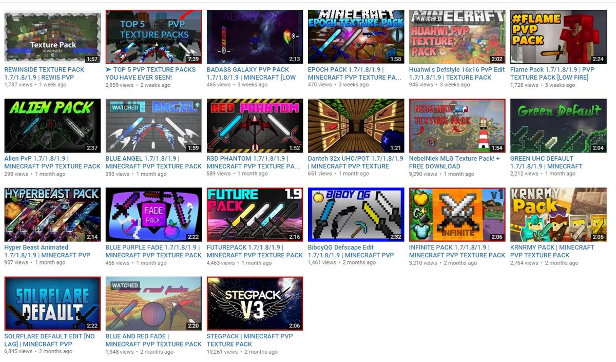 BestPvPPacks's tweet photo. Just thought I'd let the PvP Pack community know this channel has been stealing thumbnails. Owned by @PromptlyYT 😫😔 https://t.co/CSl4mrwLAb