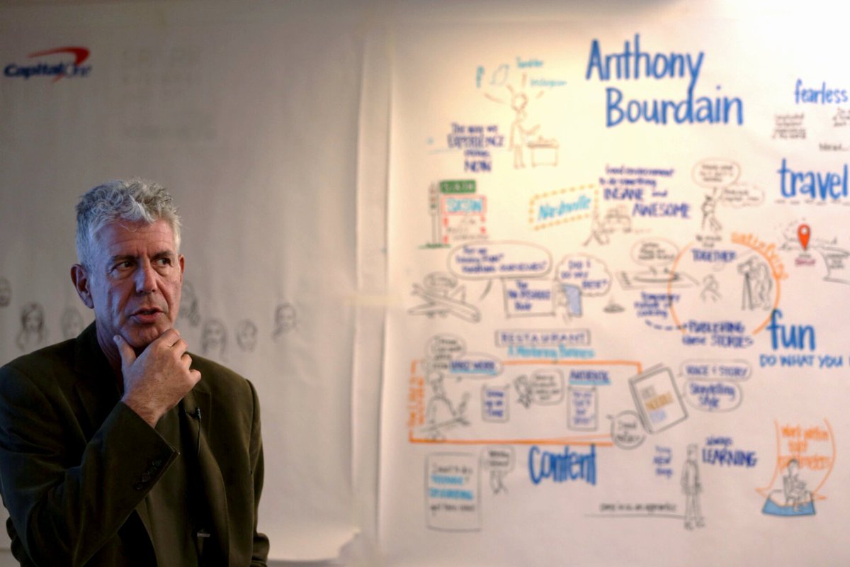 CapitalOneBiz's tweet photo. "If I fail, I'd like to fail gloriously." - @Bourdain. #SecretSauce #SXSW2016 https://t.co/DoRi4fHyta