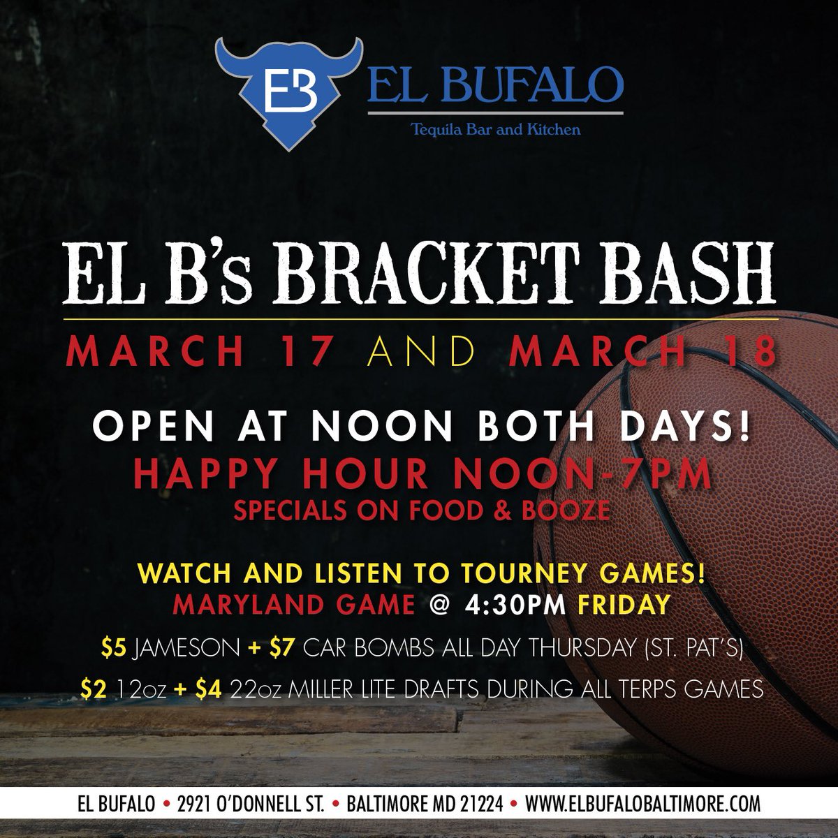 ElBufaloBmore's tweet photo. This Thursday &amp; Friday!! https://t.co/KX30KmaLED