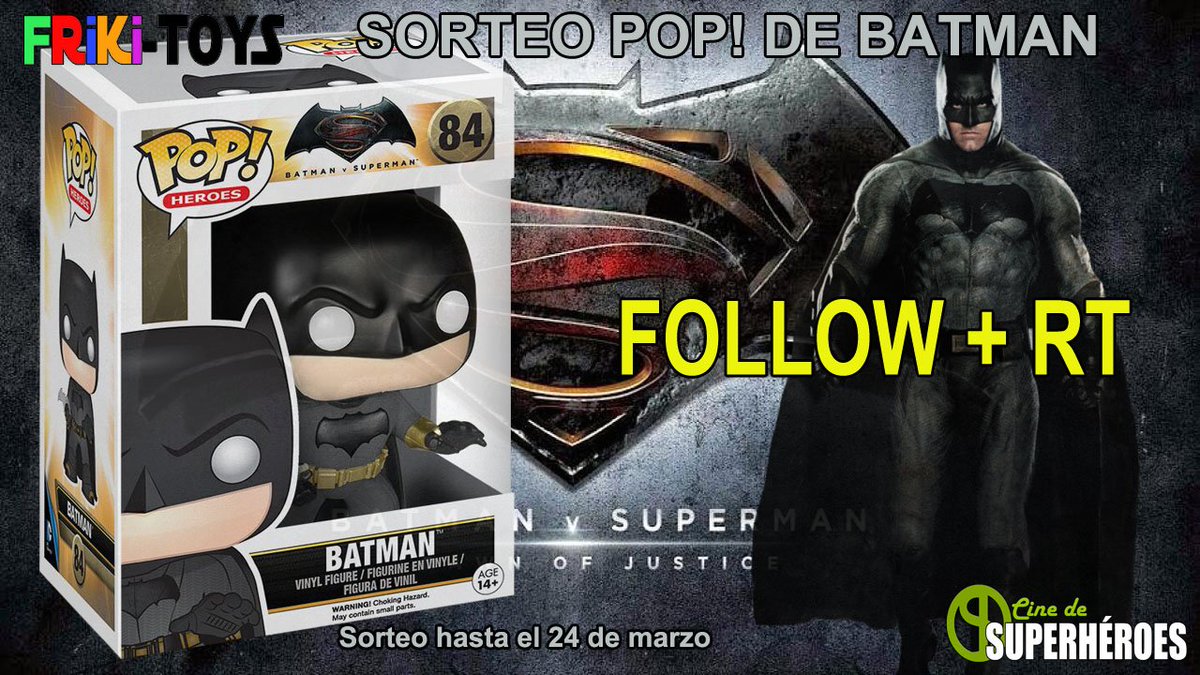 CDS_blog's tweet photo. ¡SEGUNDO SORTEO #BATMANVSUPERMAN!
Para participar FOLLOW + RT 😄
Más info ▶ https://t.co/wvoQJ5MNEA
¡Muchas suerte! https://t.co/EJKOsoCPqK