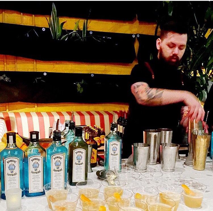 ICYMI: #Dinnerlab #sanfrancisco with @sapphireginusa cocktails #bombaysapphire photo: @jamesrbowers