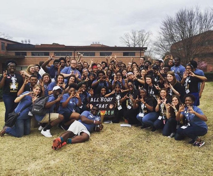 KSUIgnition's tweet image. When KSU meets UWG!!! #SROW16 #srowlympics #srowlympics2016 #KSU #UWG @UWG_Orientation