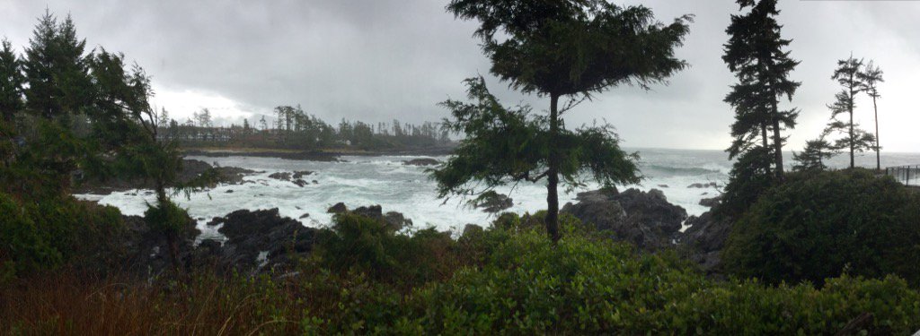 mjeso's tweet photo. Wet day on the west coast! #Ucleulet https://t.co/9PSu5McmAv