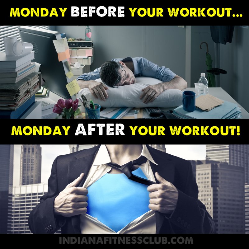 IndianaFitClub's tweet photo. Never miss a Monday, and never miss a checkin to save $1 on all fitness fuel! https://t.co/hNW9KceCfs