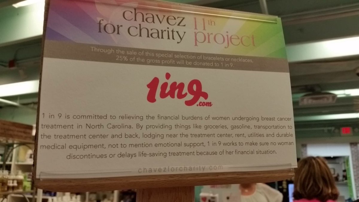 Fightfor1ofUs's tweet photo. We are excited to partner w/ Lily Mae's in the Factory in Wake Forest to unveil the Chavez for Charity 11th bracelet https://t.co/MRVycbzDH3