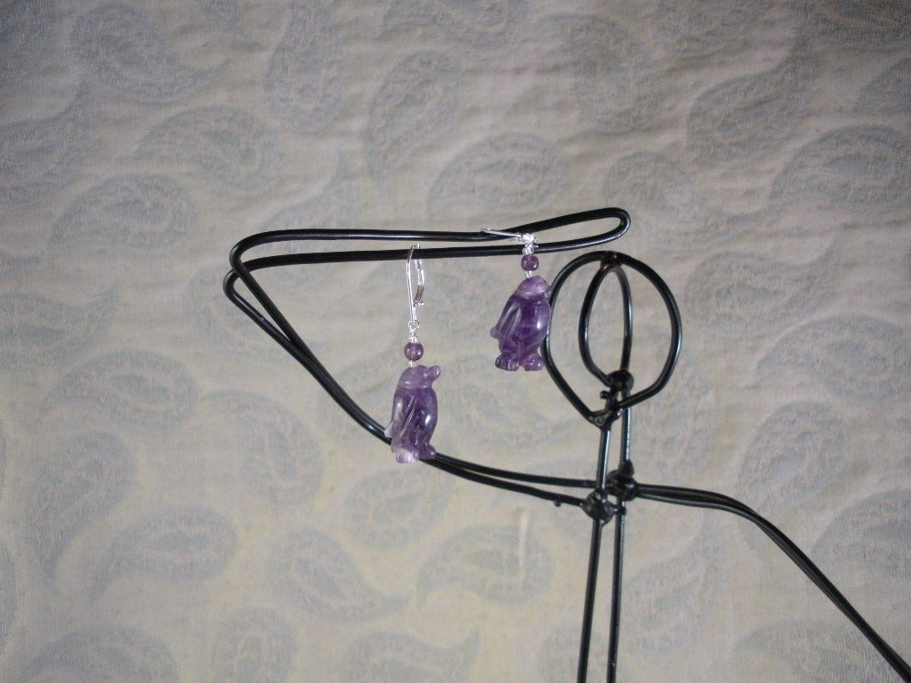 Gwynstone's tweet photo. penguin jewelry amethyst earrings purple penguins are funny but pr… https://t.co/P3MbdbXO4m #Etsyhandmade #ButPretty https://t.co/fBx4ZD6eWM