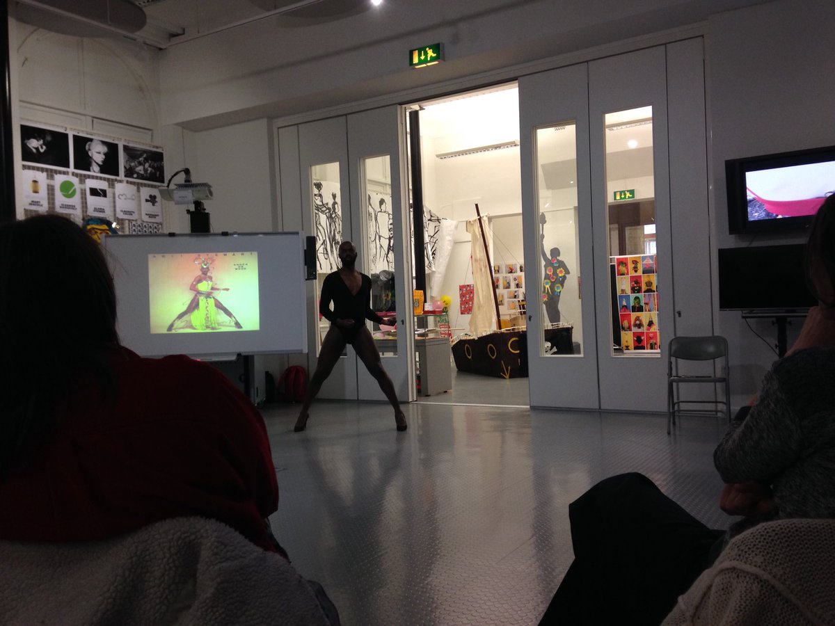 Performing Gender #festivalofthebody great evening of performances Harold Offeh Lucy Hutson Leeds Beckett Fine Art