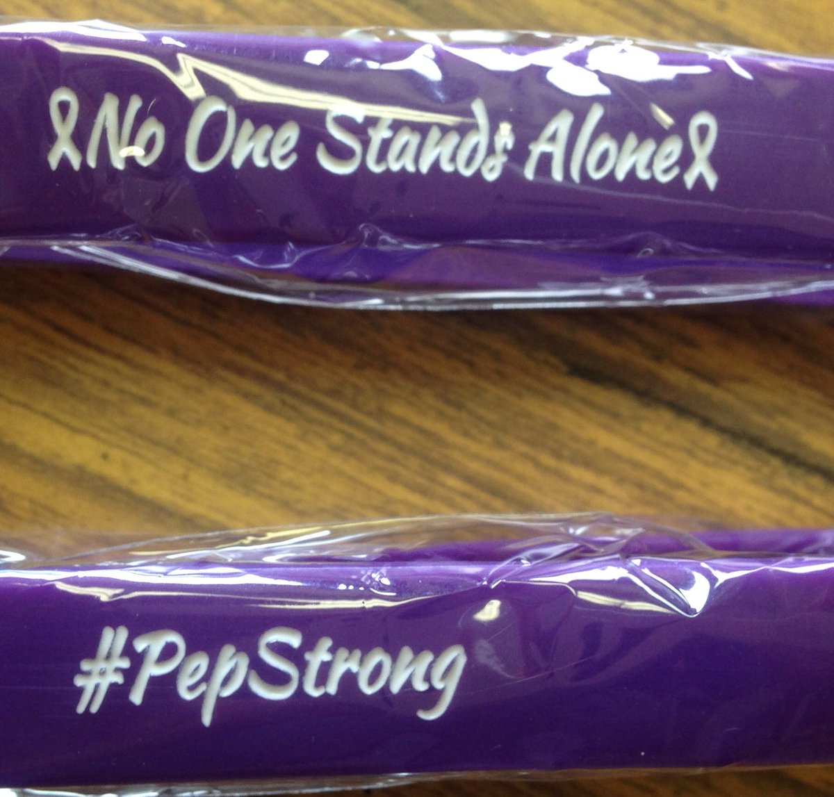 SCSActivities's tweet photo. #noonestandsalone Fundraiser bracelets for Alex Schellpeper , $5, all proceeds to the Schellpeper family #pepstrong https://t.co/4wY6SFGgpE
