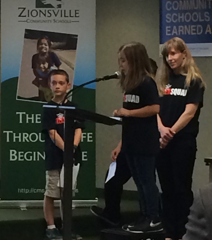 ZEEK squad presents at school board