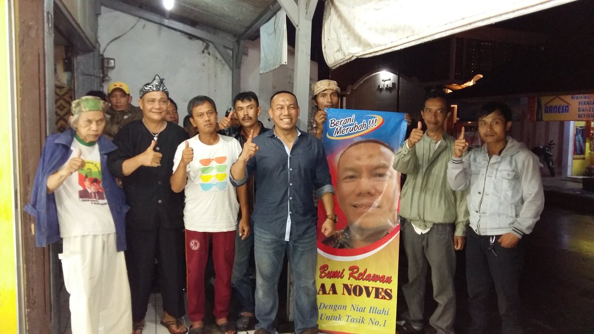 Terima Kasih A Wisnu bersama Relaawan Cipedwa lainnya msh Solid dan Militan mnj sukses 2017