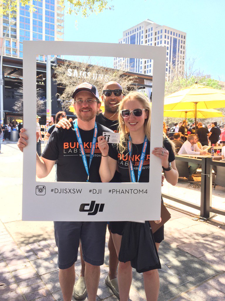 HarryAlford3's tweet photo. Love bumping into cool things on the street #DJISXSW #SXSW2016 https://t.co/XQKSuJHfuG