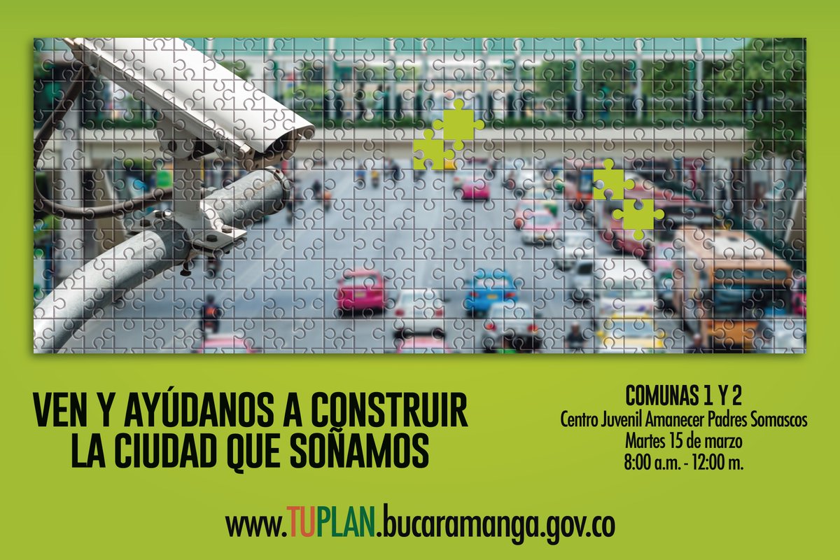 La #Seguridad es parte de #TUPLAN. Ayúdanos a construir la ciudad que soñamos. Participa en: bit.ly/1LdGjQ8