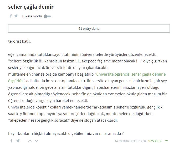 #ÜniversitelerdeTeröristİstemiyoruz