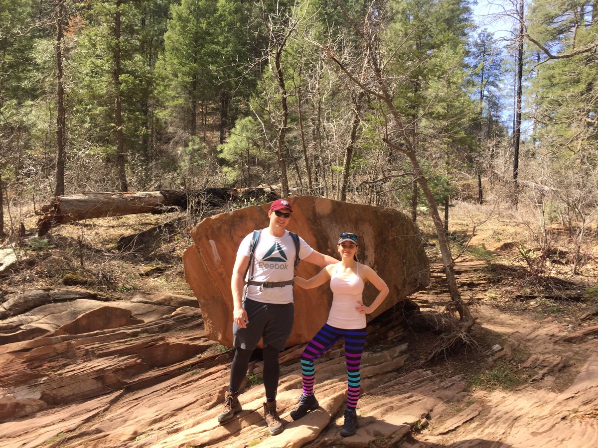 Queen_Nerdling's tweet photo. Hiking in Sedona at west fork #yoga #queennerdling #nerdling https://t.co/uGJaC3K9JB
