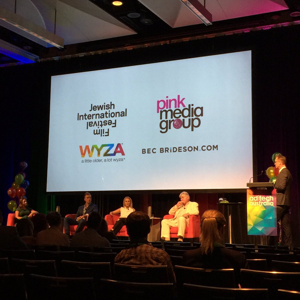 ashleekatebeck's tweet photo. @becbrideson talking about power and opportunity #adtechANZ #womeninbusiness https://t.co/DwKDbd6eSf