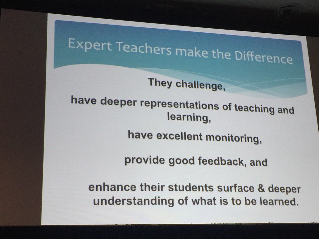 Prof John Hattie on what expert teachers do in the classroom #IndEd16 #igssyd