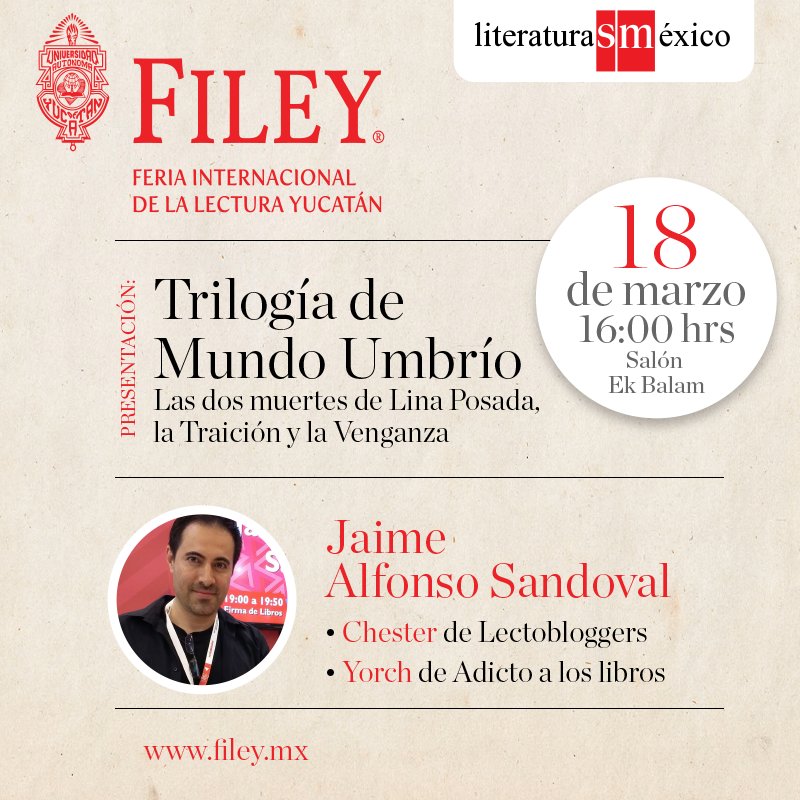 AdictoALibros's tweet photo. A partir de este viernes 18 de Marzo en la @Filey habrá una invasión Umbría :D, Saquen las globusodas #ViveFiley https://t.co/gRs2UzHSjB
