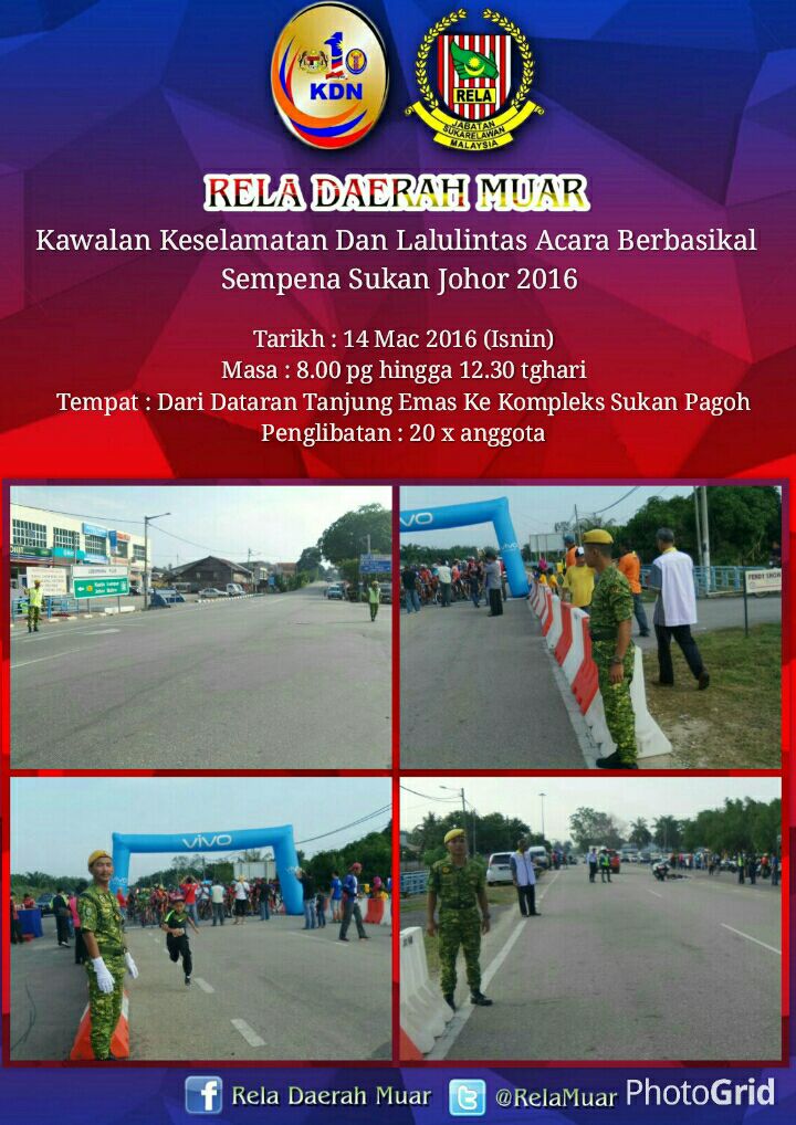 #PenugasanKawalanKeselamatan <a href="/RelaMuar/">RELA Daerah Muar</a> . DS <a href="/Zahid_Hamidi/">Zahid Hamidi</a> <a href="/KPrelamalaysia/">KP RELA</a> <a href="/KDNPUTRAJAYA/">KDN🇲🇾</a> <a href="/relamalaysia/">relamalaysia</a> <a href="/msrz81/">MrNoName 🇲🇾</a>