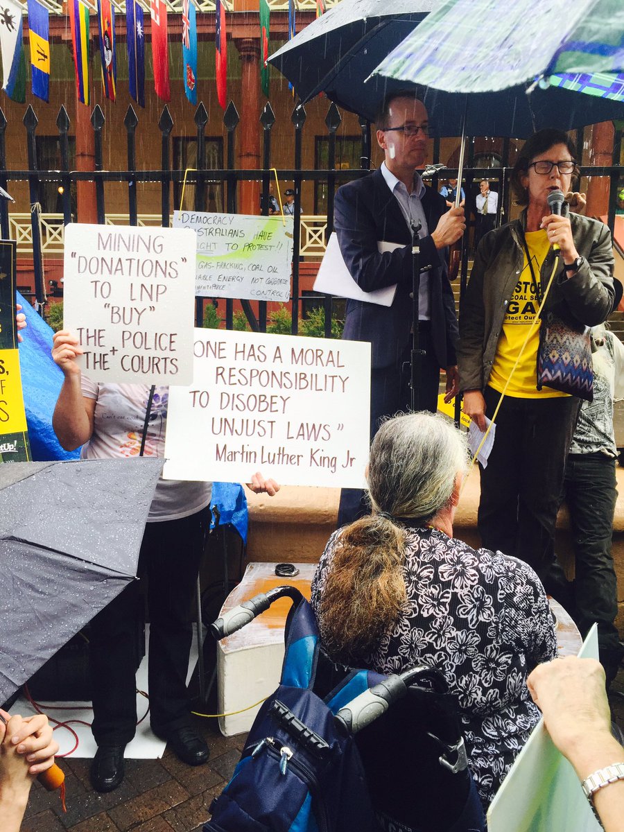 We will stop these laws and if not rules are made to be broken. We will break them. #ausunions #nswpol