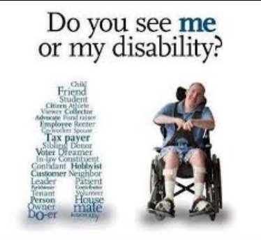 Bey0ndU's tweet photo. We #Rep4Disability! #disabilityawareness #disability #disabilityetiquette #disabilityquote #quote
#PWD https://t.co/znZxj3NxKT