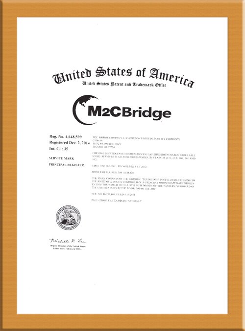 M2CBridge's tweet image. M2CBridge Company LLC is an online trading company that also does retailing, wholesale and manufacturing.