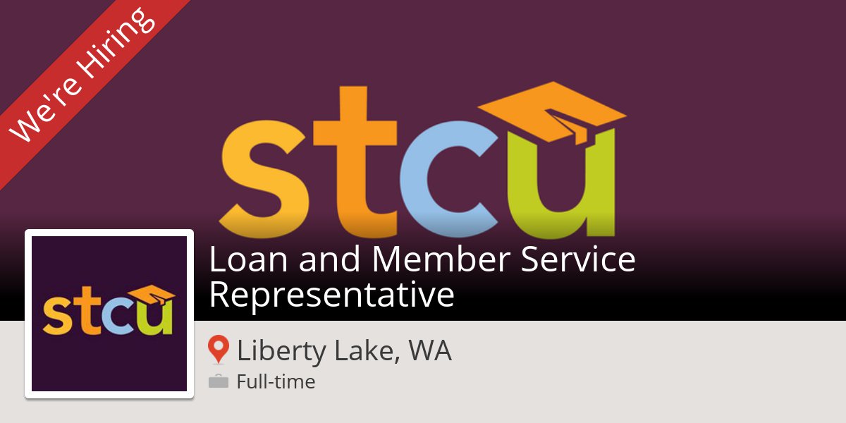 lkissler's tweet photo. Loan and #Member #Service Representative (#LibertyLake) at #STCU #job https://t.co/cxIyI3tDxO #STCU #jobs #stcujobs https://t.co/1ei6K3LNIu