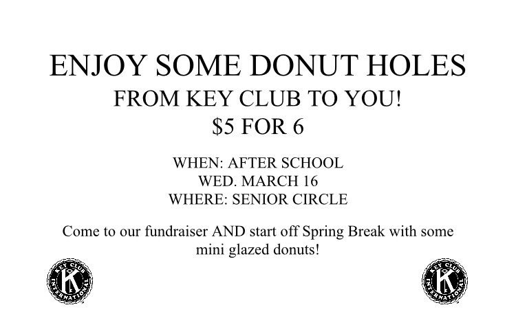 KeyClubLS's tweet image. C🍩ME 🍩N 🍩UT! ❤️💛