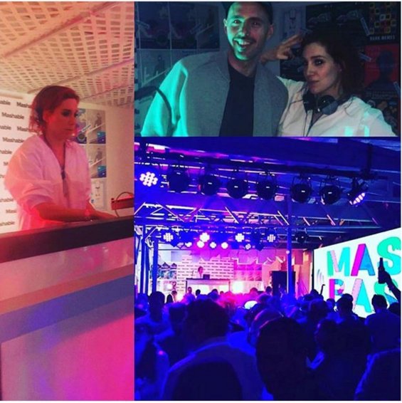 Darylknyc's tweet photo. @hestaprynnmusic playing in our Popover Jacket at #mashbash  @mashable #SXSW2016 #sickbeats https://t.co/tQTLNz6fEl
