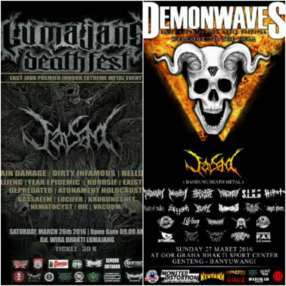 Jasad_bdm's tweet photo. #PasukanKaruhun Lumajang dan Banyuwangi
Sampai ketemu di..
LUMAJANG DEATHFEST | 26.03.2016
DEMONSWAVES | 27.03.2016 https://t.co/eTDrB6lqwk