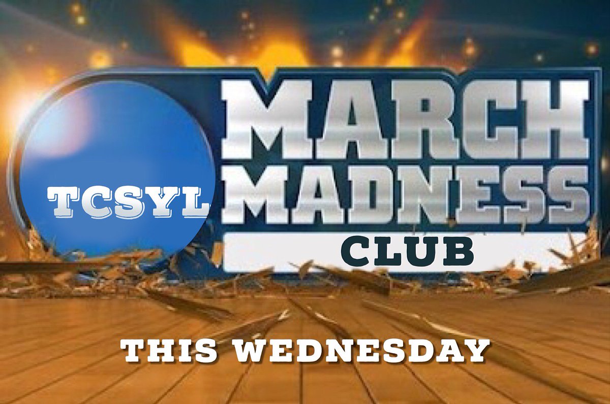 TCSYL's tweet photo. Less than 48 hours until #MarchMadness club!!! Get hype! https://t.co/COv3txkGaK