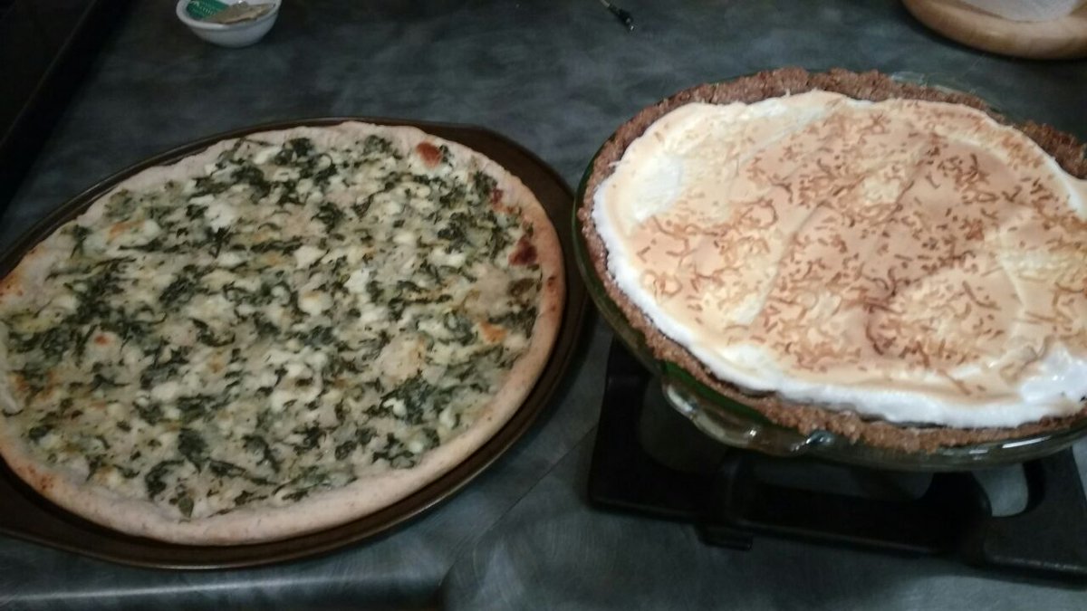 wachunga's tweet photo. Tried to explain #PiDay at a waffle joint today. Nope. Fortunately my family gets it. #EpicPiDay @WaterlooMath https://t.co/pfjNJEP3Tc