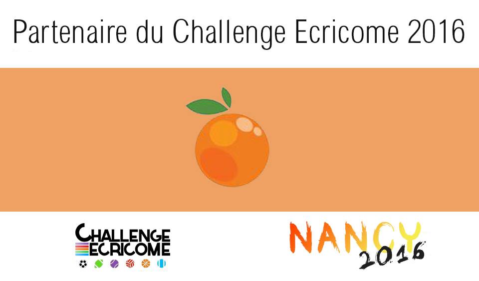 challecricome's tweet photo. Partenaire de l'édition 2016, nous remercions La Mandarine pour son soutien! #Nancy2016 #ChallengeEcricome https://t.co/HXcsyoioSR