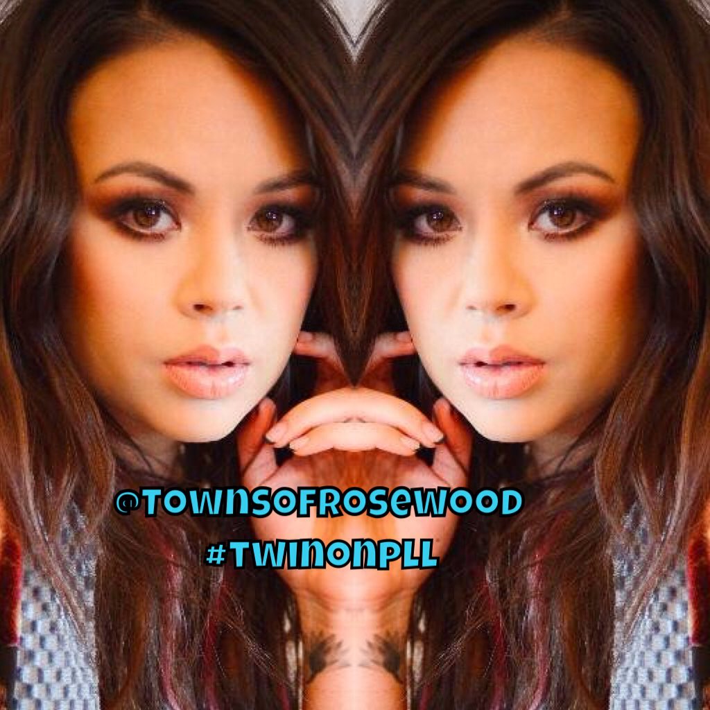 townsofrosewood's tweet photo. My edit I made for the #TwinOnPLL . I made one of Mona  that would be amazing to have Mona   as the twin  👫 https://t.co/wcRLRF8Wnn