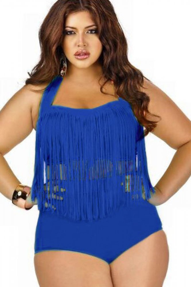 plussizedress4u's tweet photo. Blue Fringed High-waist Swimwear Plus Size https://t.co/sHH4ByWpYQ https://t.co/zbygU5hZMc