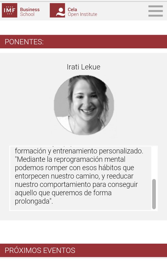 make_theway's tweet photo. ¡Última llamada! Mañana ponencia de @ilekue en @IMFFORMACION ¡Reserva tu plaza! #FelizMartes #coaching #bilbao https://t.co/mRfQTK020R