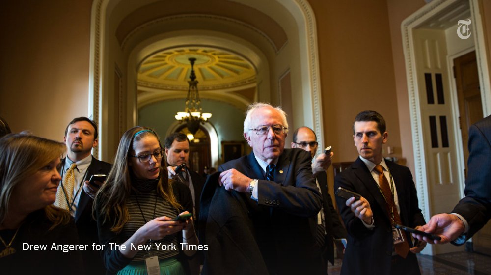 nytimes's tweet photo. How Bernie Sanders scored victories for years via legislative side doors https://t.co/WkUquPIjK3 https://t.co/V6pTtZPDPx