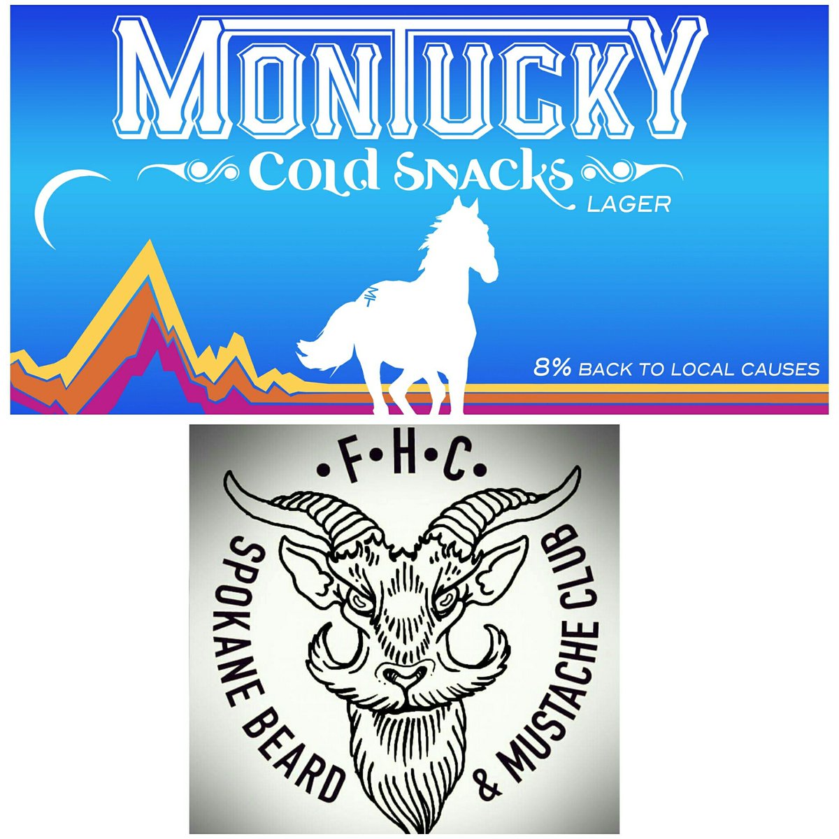 SpokaneBeard's tweet photo. Big thanks to @MTKYColdSnacks for becoming the official beer of Spokane Beard &amp; Mustache! #DrinkingWithACause https://t.co/qmpF0TGvFh