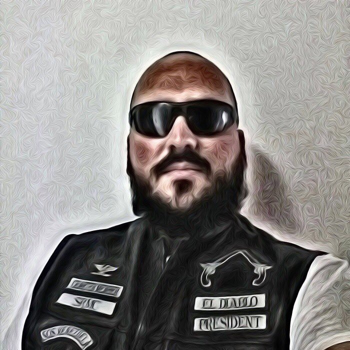 SRMC_US's tweet photo. El Diablo from our Venezuela chapter, yup he is a bad ass. We love you Brother! https://t.co/8jzMZd0w12